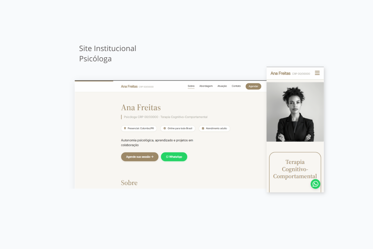 Projeto Psicologa Ana Freitas